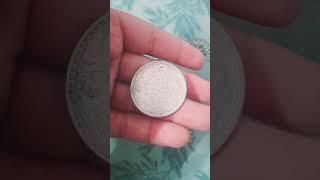 1940 one rupees coin George VI king  emperor silver coin very rare👈