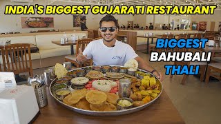 India's Biggest Gujarati Restaurant | Jai Gujarat | Biggest Bahubali Thali Worth of 1240/- Rs. 😱