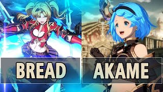 GBVSR:🔥Bread (Zeta) Vs Akame (Djeeta)🔥| High Level Gameplay.