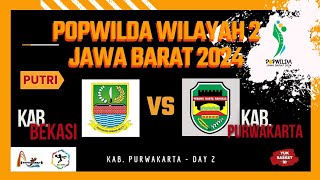 KAB.BEKASI vs KAB.PURWAKARTA | Putri | POPWILDA WIL. 2 - 2024 | Yuk Basket ID