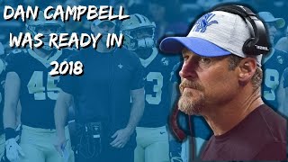 Detroit Lions | Dan Campbell ready in 2018? [Detroit Lions News]