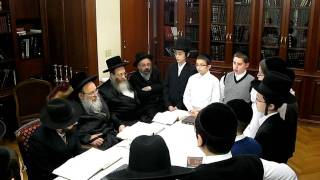 Spinka Rebbe Learning with Children