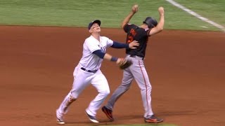 BAL@TB: Morrison makes the catch despite interference