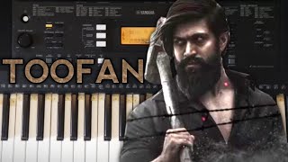 Toofan song on Piano - KGF 2 song - Piano Cover - KGF Chapter 2 - Yash - DUDE BRO PIANO