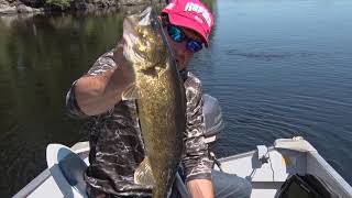 Whackin' Walleye on Lake Wapakaimaski