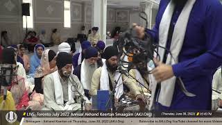 040 Bhai Gurjit Singh Jee Calgary - Thursday PM - Toronto July 2022 Annual Akhand Keertan Smaagam