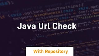 java url check