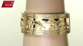 CARTIER Panthere 18k Two-Tone Gold Vintage Cuff Bracelet