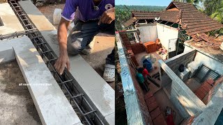 Room construction/ഓപ്പൺ ടെറസിൽ റൂം ഉണ്ടാക്കുമ്പോൾ!!