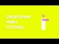 How To Create a HTML Dropdown Menu | CSS Dropdown Tutorial