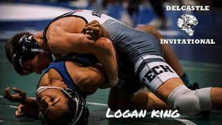 Delcastle Invitational 2025 Logan King (Sussex Tech) v Bryan Brown (Delcastle) High School Wrestling