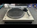 Technics SL-120 Turntable Recommissioning With Rega RB-303 Tonearm + Workshop Sneak Peak!