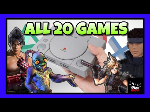 PlayStation Classic | ALL 20 GAMES REVEALED - YouTube