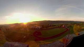 Sunrise from Memorial Chapel in 360°