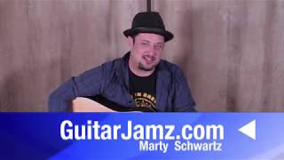 Acoustic Blues Guitar lesson. (Elvis Style)
