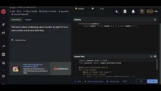 Codewars | Simple multiplication | Python 8 kyu