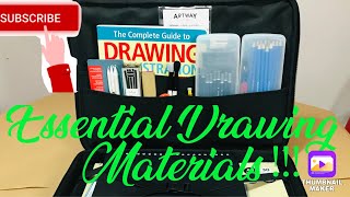 Essential Drawing Materials/Useful Art Supplies for Drawing/What you need when you’re new to drawing