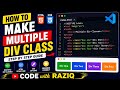 How to Make Multiple Div Classes in HTML | Easy Tutorial for Beginners