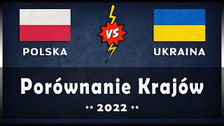 🇵🇱 POLSKA vs UKRAINA ✌ 🇺🇦 - Porównanie państw ## 2022 ROK
