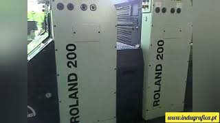 MAN Roland 200 4 Colores Offset Printing Machine