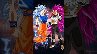 Who Is Strongest | Goku Mui 3 vs Vegeta Ue 3 #shorts #viral #dragonball #dbz #db