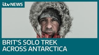 Army captain Louis Rudd becomes first Briton to cross Antarctica solo | ITV News