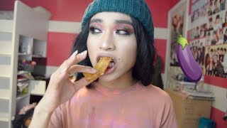 Watch me eat while I talk about myself