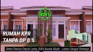 RUMAH TANPA DP 0% SANGAT STRATEGIS  || DEKAT STASIUN DEPOK LAMA