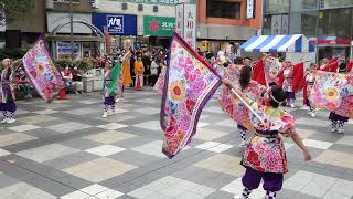 【4K】町田夢舞生ッスイ祭2022 小田急駅前東口広場会場　高知県よさこいアンバサダー絆国際チーム「GO!」