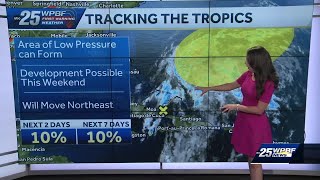 National Hurricane Center monitoring disturbance in southwestern Atlantic Ocean
