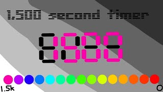 1500 second timer | made in flipaclip