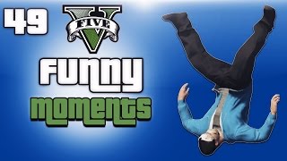 GTA 5 Online Funny Moments Ep. 49 (Fun Missions! Pool Dive & Car Bouncy Castle!)