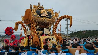 令和5年甲八幡神社  本宮  江鮒  甲池前の交差点