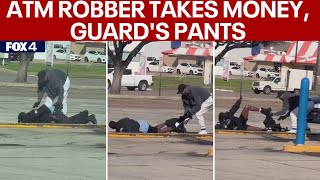 Brinks security guard robbed, pants stolen in Irving