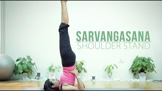 How to do Sarvangasana - Shoulder Stand