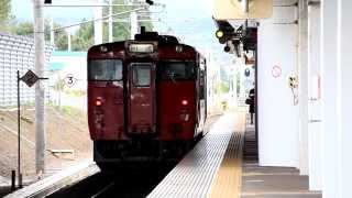 奥羽本線　キハ40系(首都圏色)回9446D　新青森駅発車　2014年9月18日