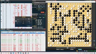 2022.5.21週六 野狐圍棋，中午下了2盤1分20秒獲勝的棋沒錄，錄了1盤升降對手最終失誤我才獲勝，羊老師指導一盤讓9我贏16目，如果正常應對應該是贏10目才是，得贏20目2盤才過關，羽心糖兒出品