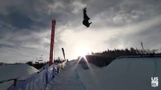 Shaun White manages a perfect run with the maximum score of 100 points