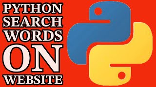 Python Search Words: Save HTML Text File: Easy Beginners Project 2024