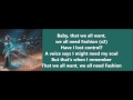 Fashion - Jon Bellion (Lyrics)