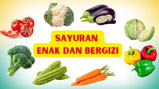 Belajar Mengenal Sayur Sayuran , Mengenal Sayuran Untuk Anak