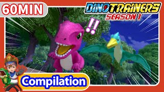 Dino Trainers S1 Compilation [07-12] | Dinosaurs for Kids | Trex | Cartoon | Toys | Robot | Jurassic