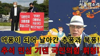 역풍이 되어 날아간 추풍과 북풍!