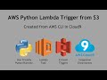 AWS S3 Upload Event Triggering a Python Lambda on Cloud9