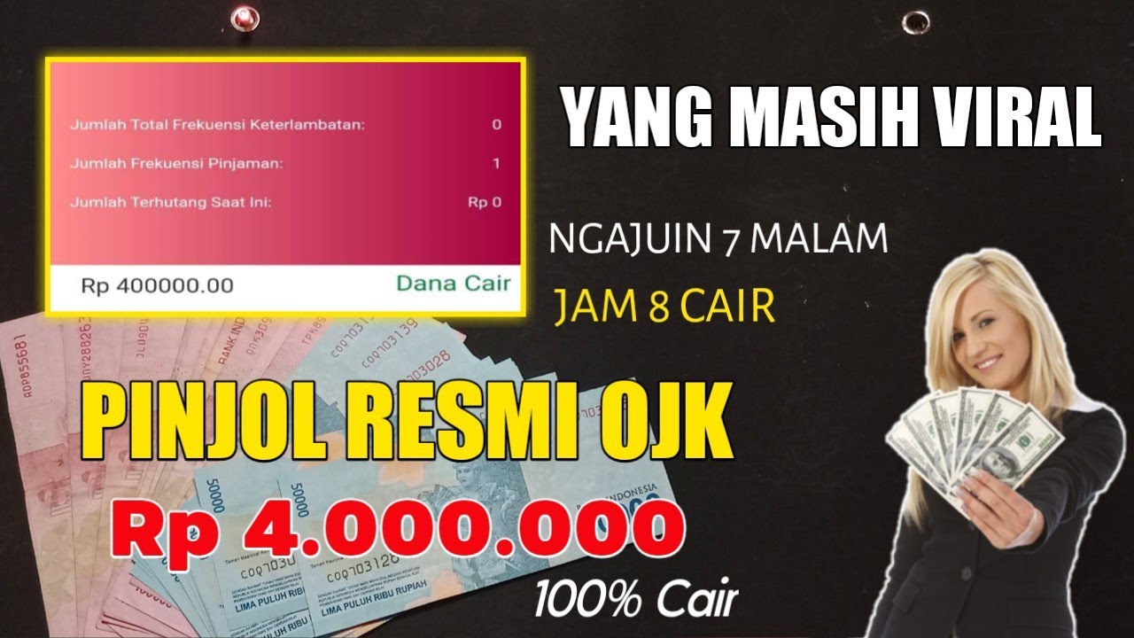 Aplikasi Pinjol Resmi OJK Mudah Cair 24 Jam Bunga Rendah || Pinjaman ...