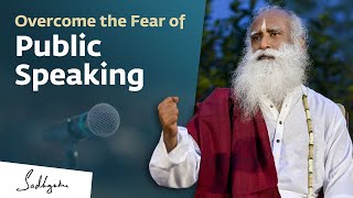 Overcome the Fear of Public Speaking   Sadhguru | Soul Of Life - Made By God