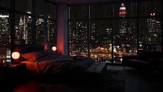 My Dream Home To Sleep In - Overlooking The Stormy City 🌧️💤Sleep Well