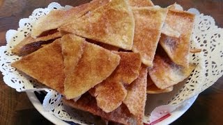 How to make Cinnamon PIta Chips