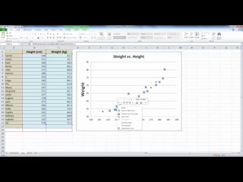 How To... Plot a Simple Scattergram in Excel 2010 How To... Plot a Simple Scattergram in Excel 2010