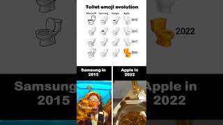 Toilet emoji evolution 🚽